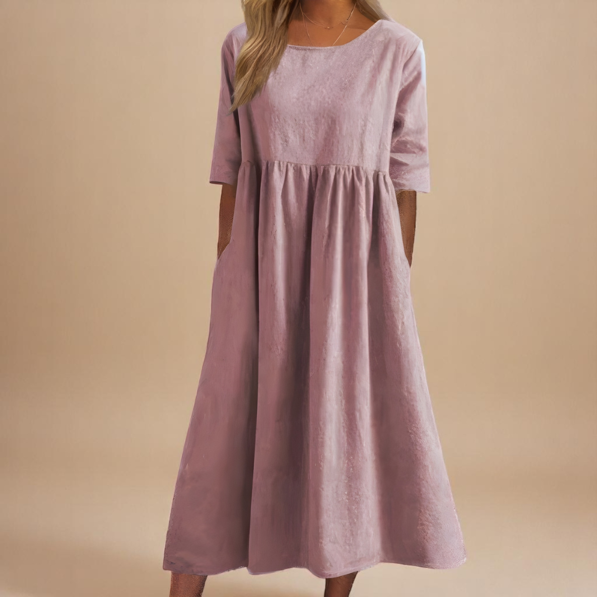 Miranda | Classic Mid Sleeve Dress