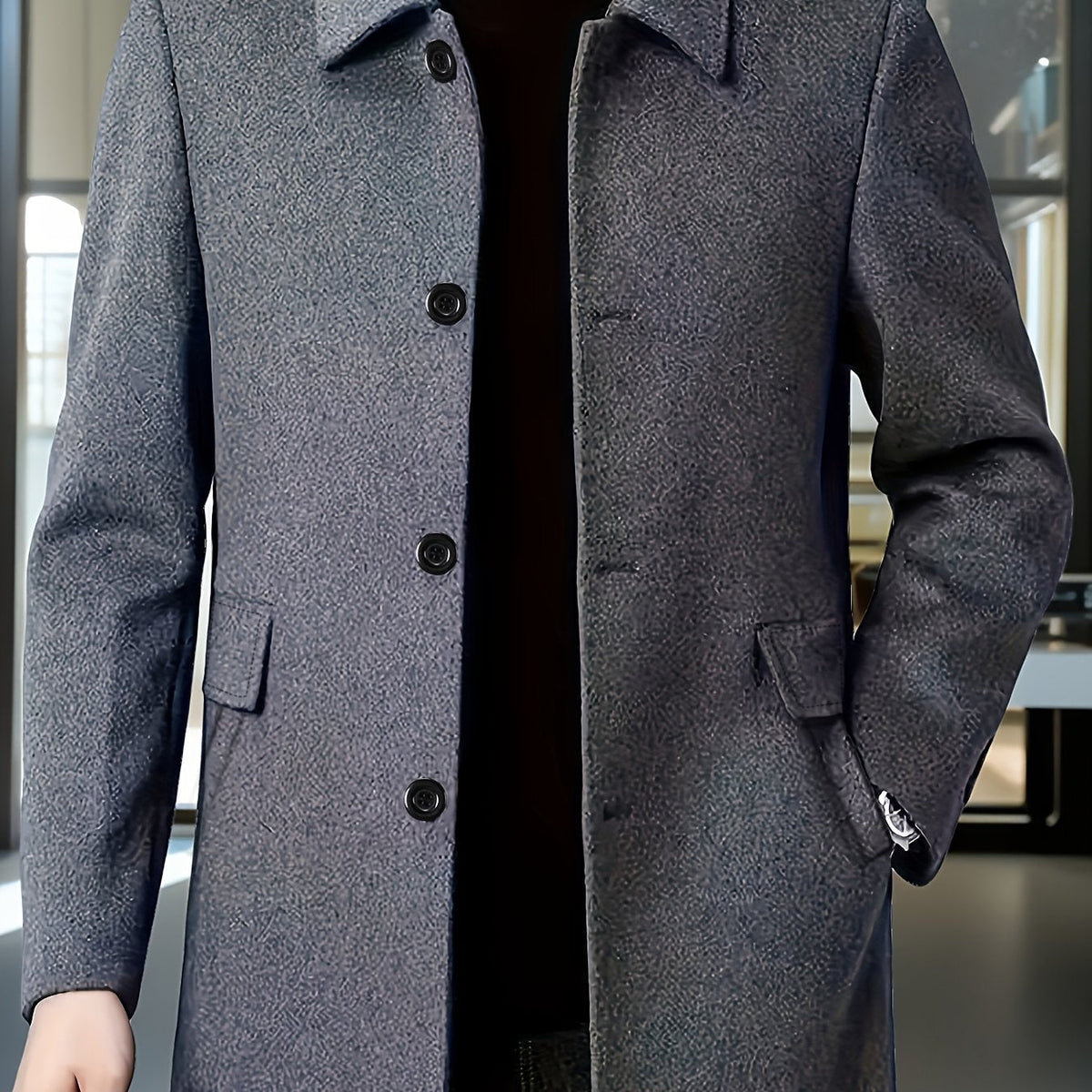 Sterling | Refined Single-Breasted Coat