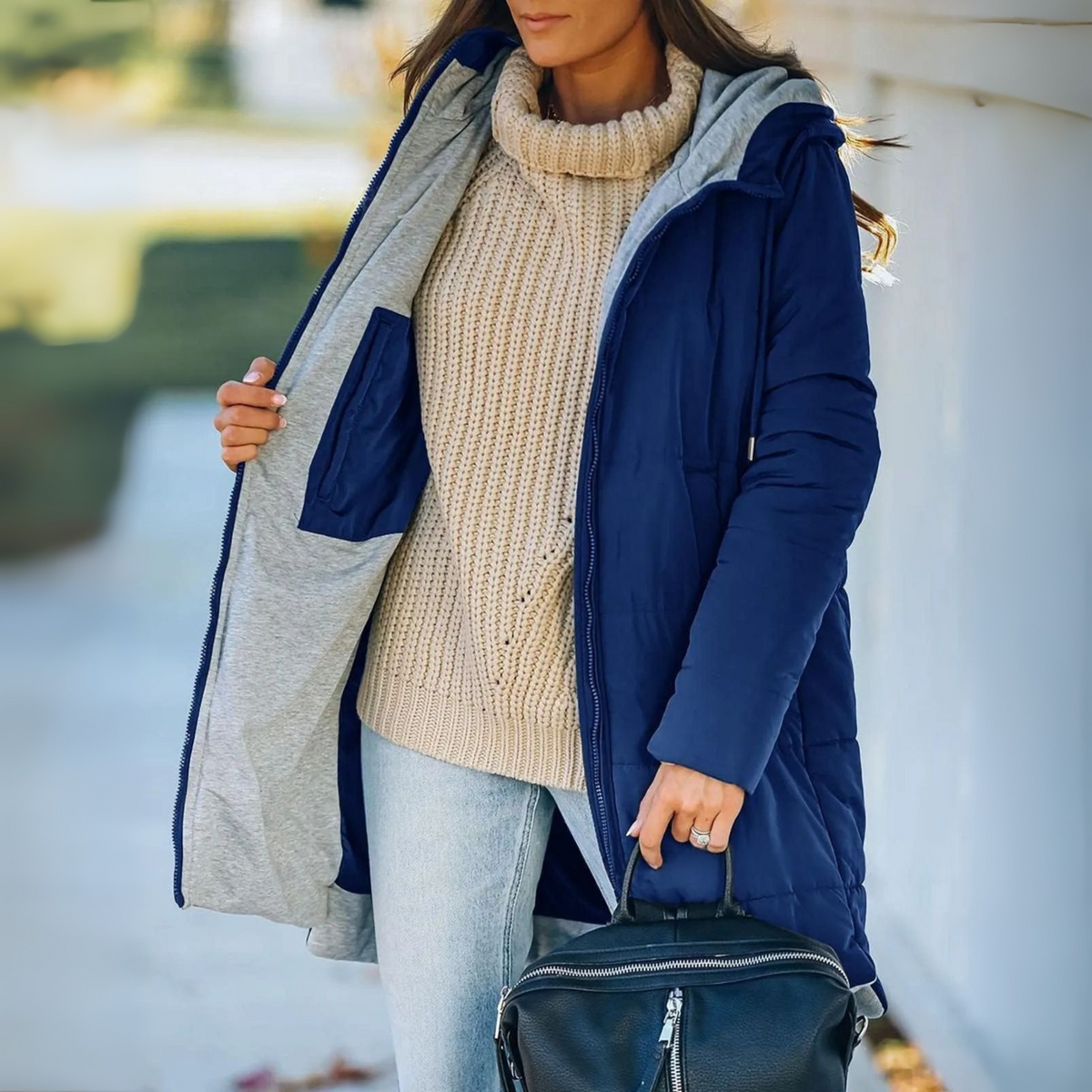 Ainsley™ | Casual Hooded Puffer Down Jacket