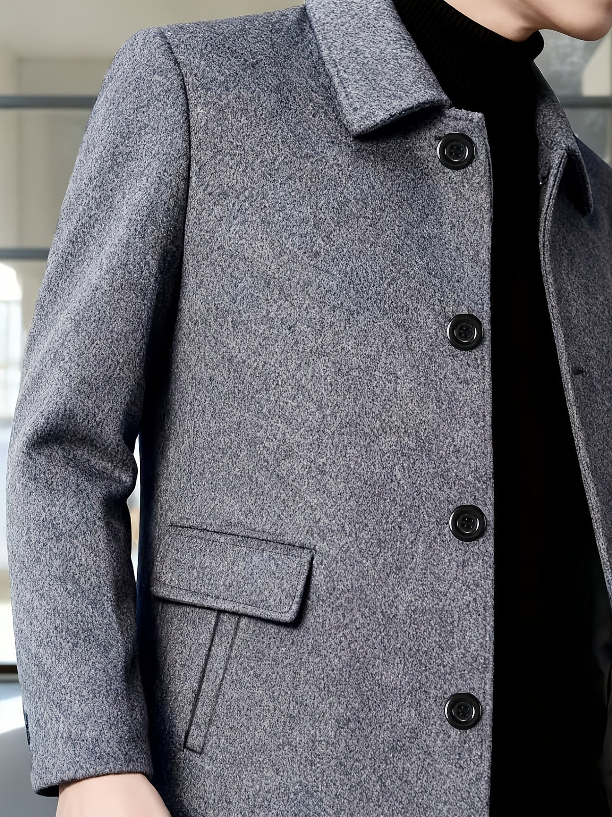 Sterling | Refined Single-Breasted Coat
