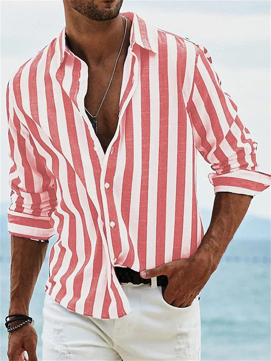 Léonard | Chemise Rayée Été Légère