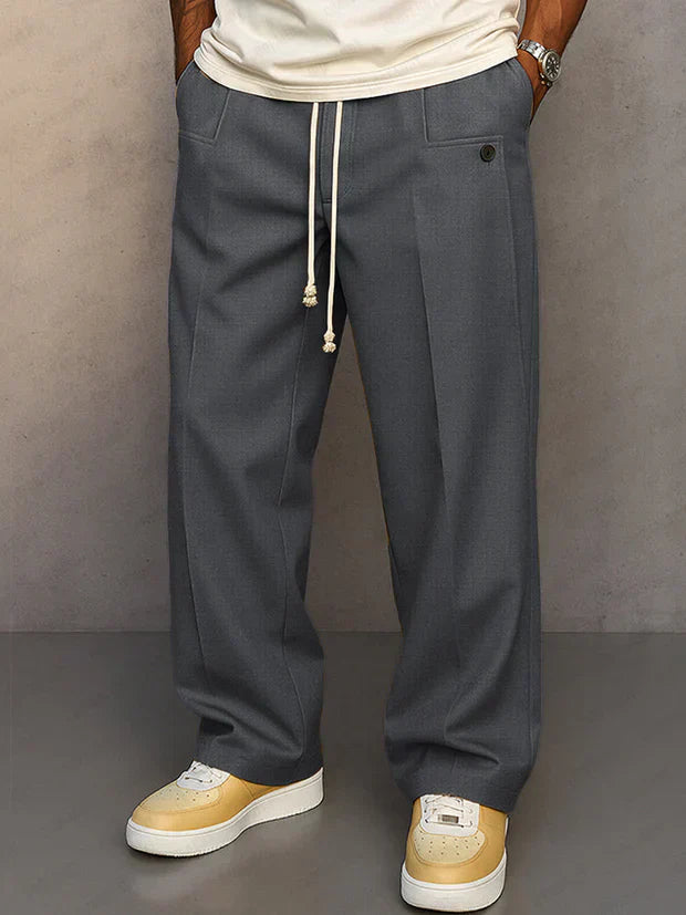 Didier | Pantalon Élégant Cordon Ajustable