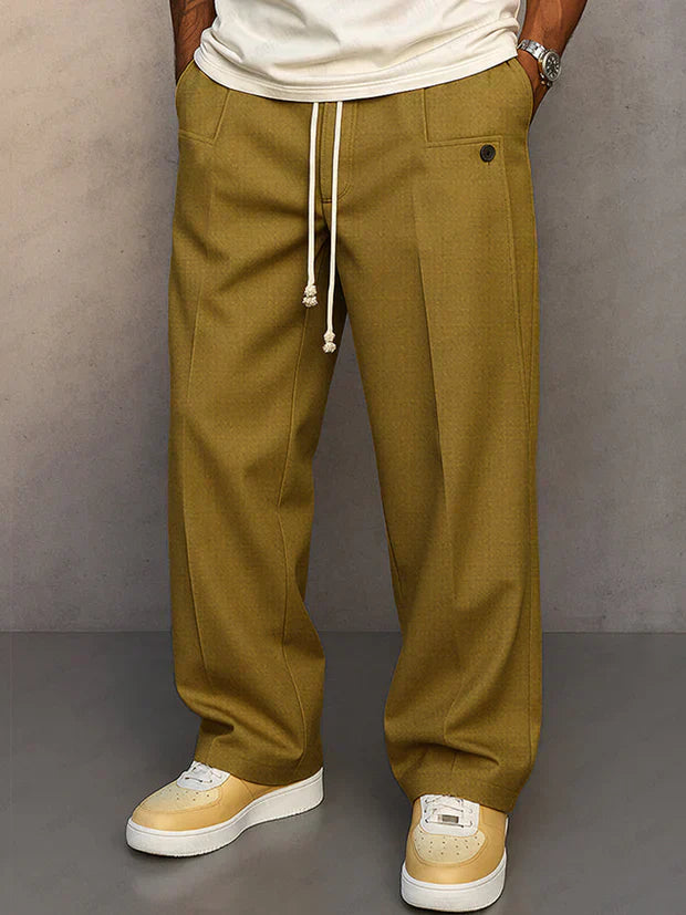 Didier | Pantalon Élégant Cordon Ajustable