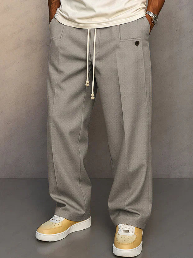 Didier | Pantalon Élégant Cordon Ajustable