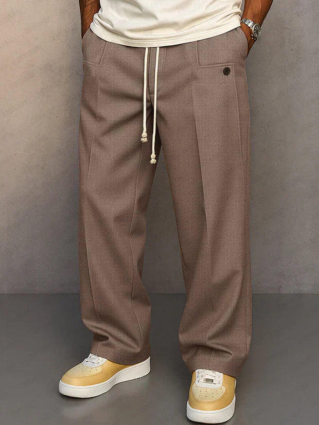 Didier | Pantalon Élégant Cordon Ajustable