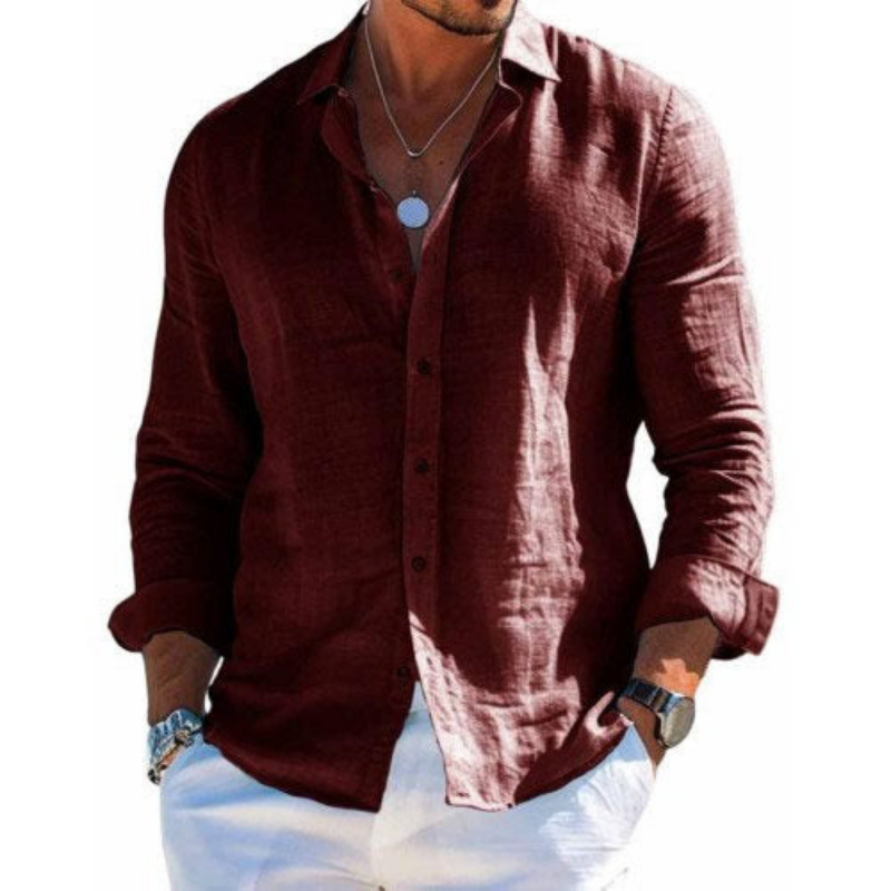 Luc | Chemise Lin Légère Été