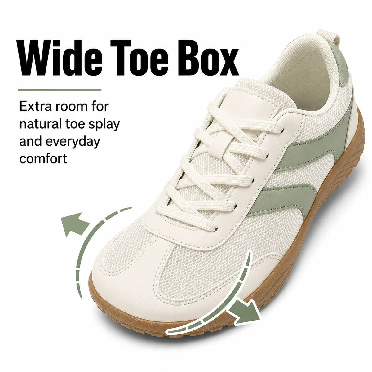 Barefoot Shoes For Women | Wide Toe Box Lace-Up