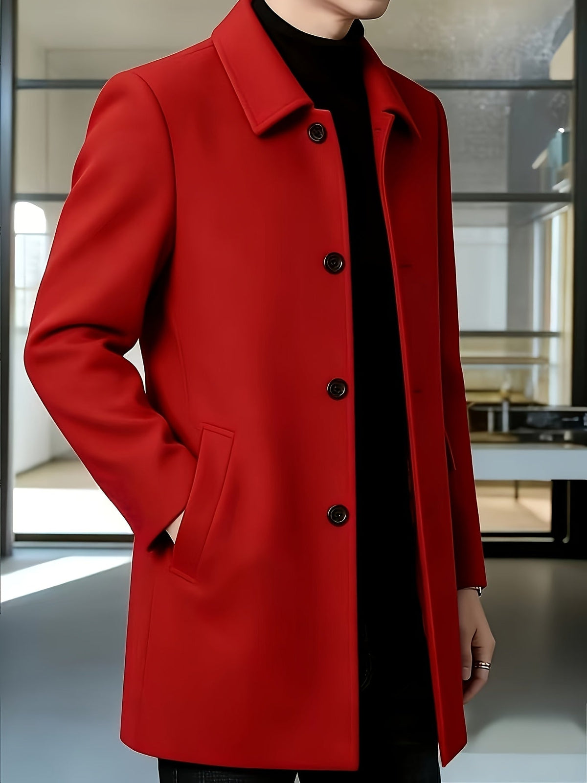 Sterling | Refined Single-Breasted Coat