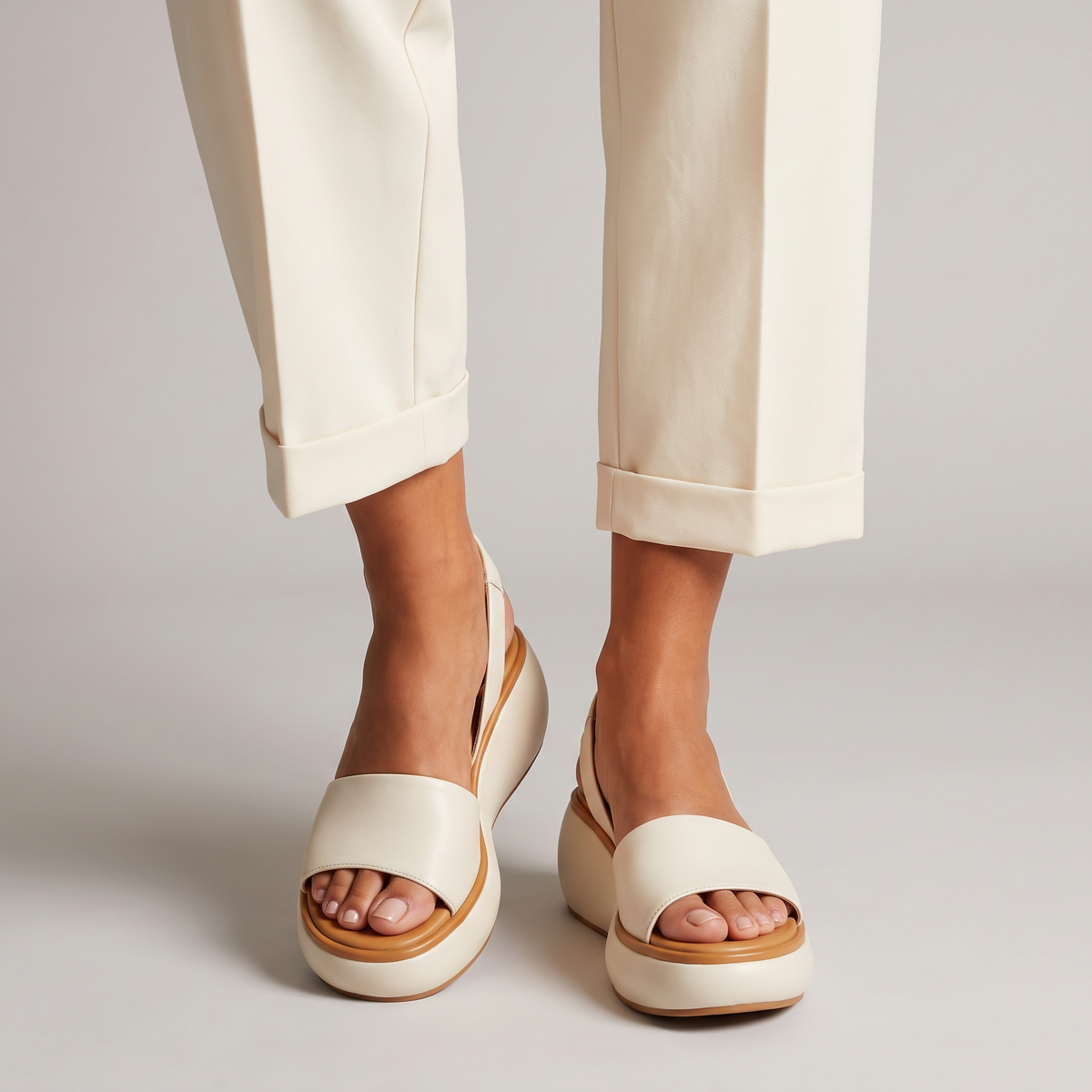 Faye | Classic Minimalist Open Toe Sandals