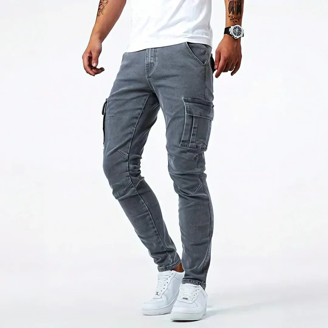 Brent | Jean Cargo Stretch Coupe Moderne