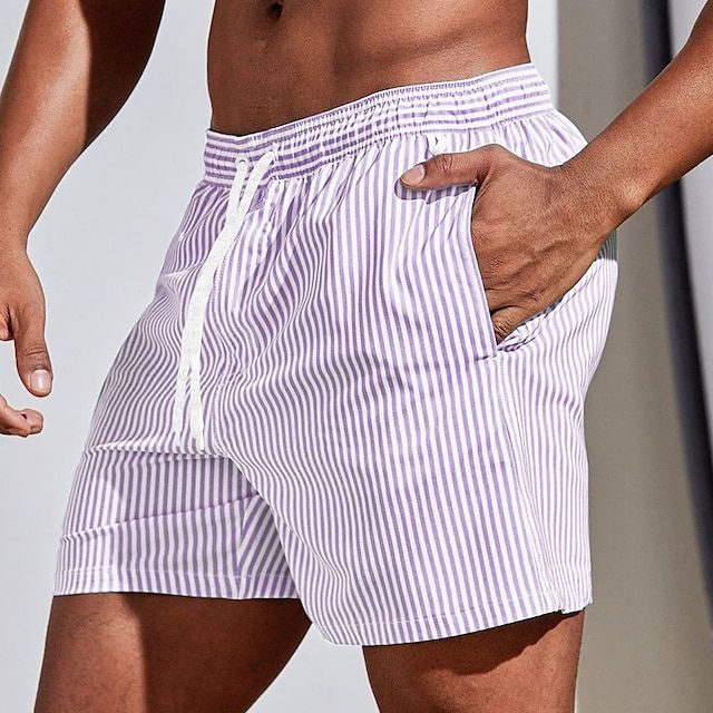 Gaspard | Short de Bain Rayé Séchage Rapide