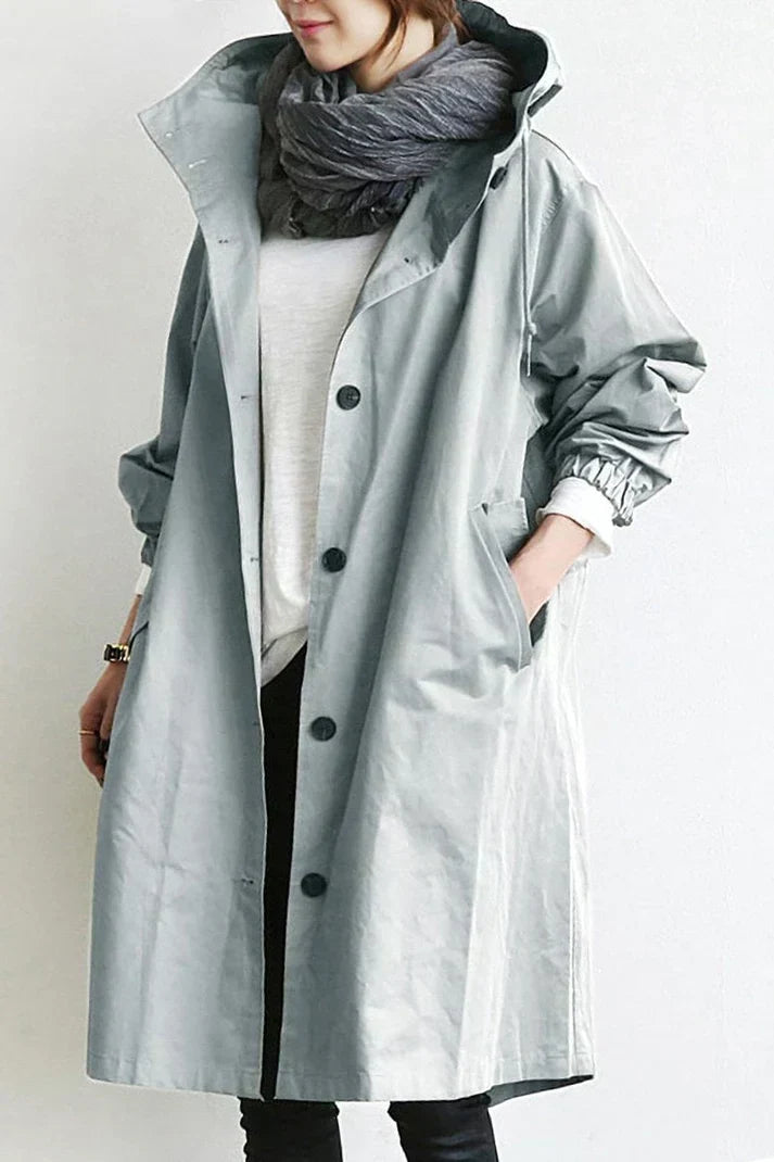 Oprah | Women's Waterproof Hooded Trench Coat