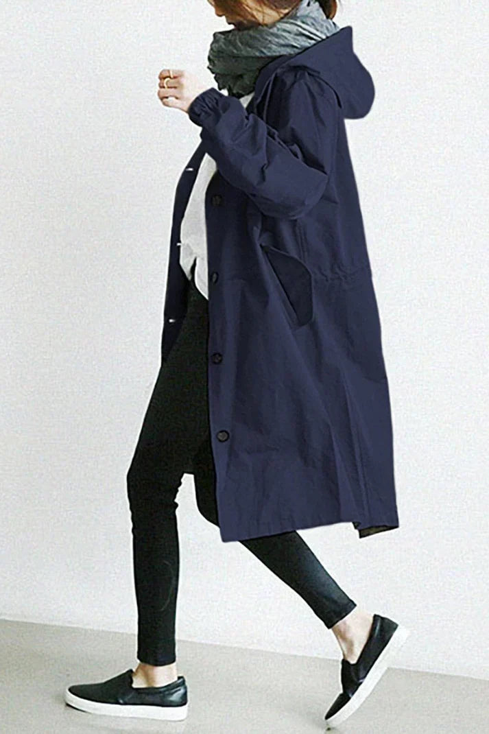 Oprah | Women's Waterproof Hooded Trench Coat