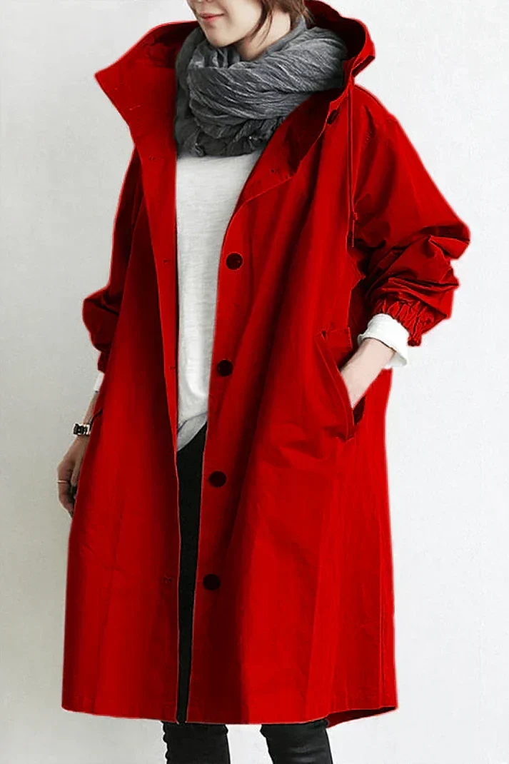 Oprah | Women's Waterproof Hooded Trench Coat