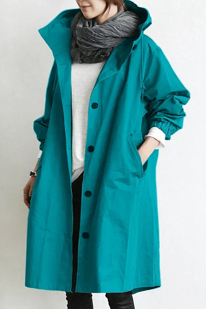 Oprah | Women's Waterproof Hooded Trench Coat
