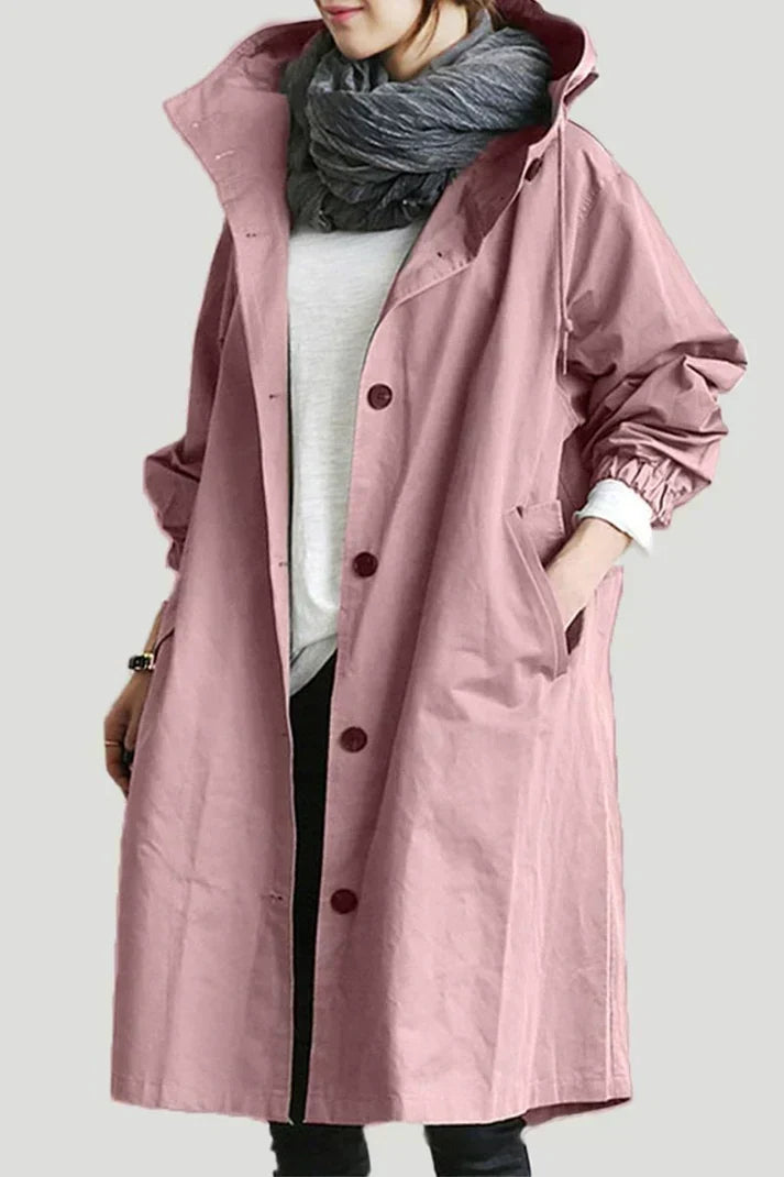 Oprah | Women's Waterproof Hooded Trench Coat