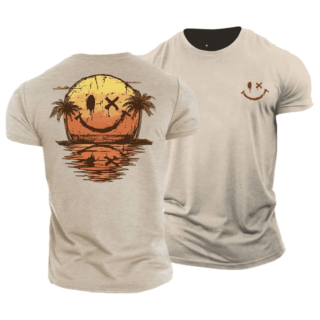 Soleil | T-Shirt Coton Smiley Mer Été