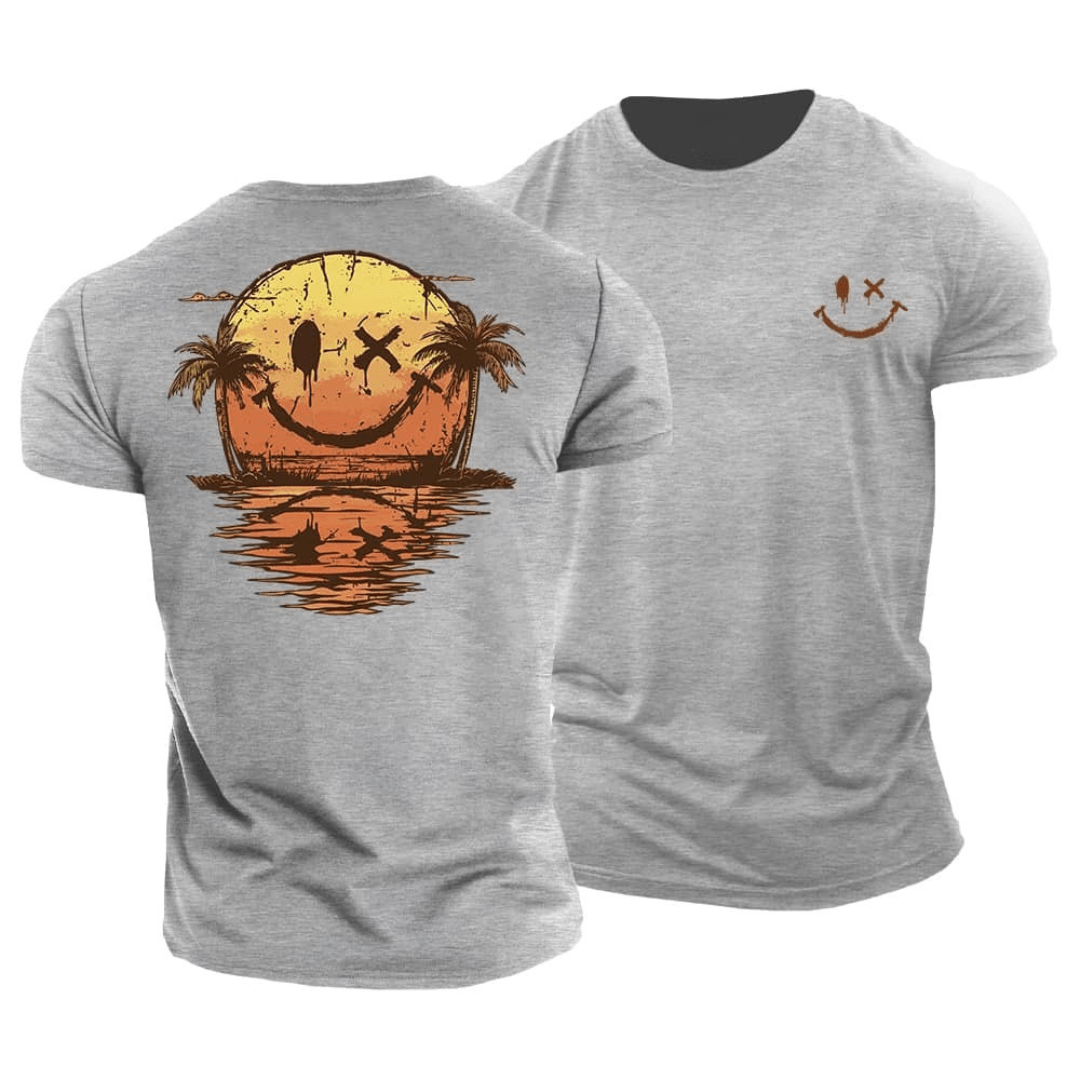 Soleil | T-Shirt Coton Smiley Mer Été