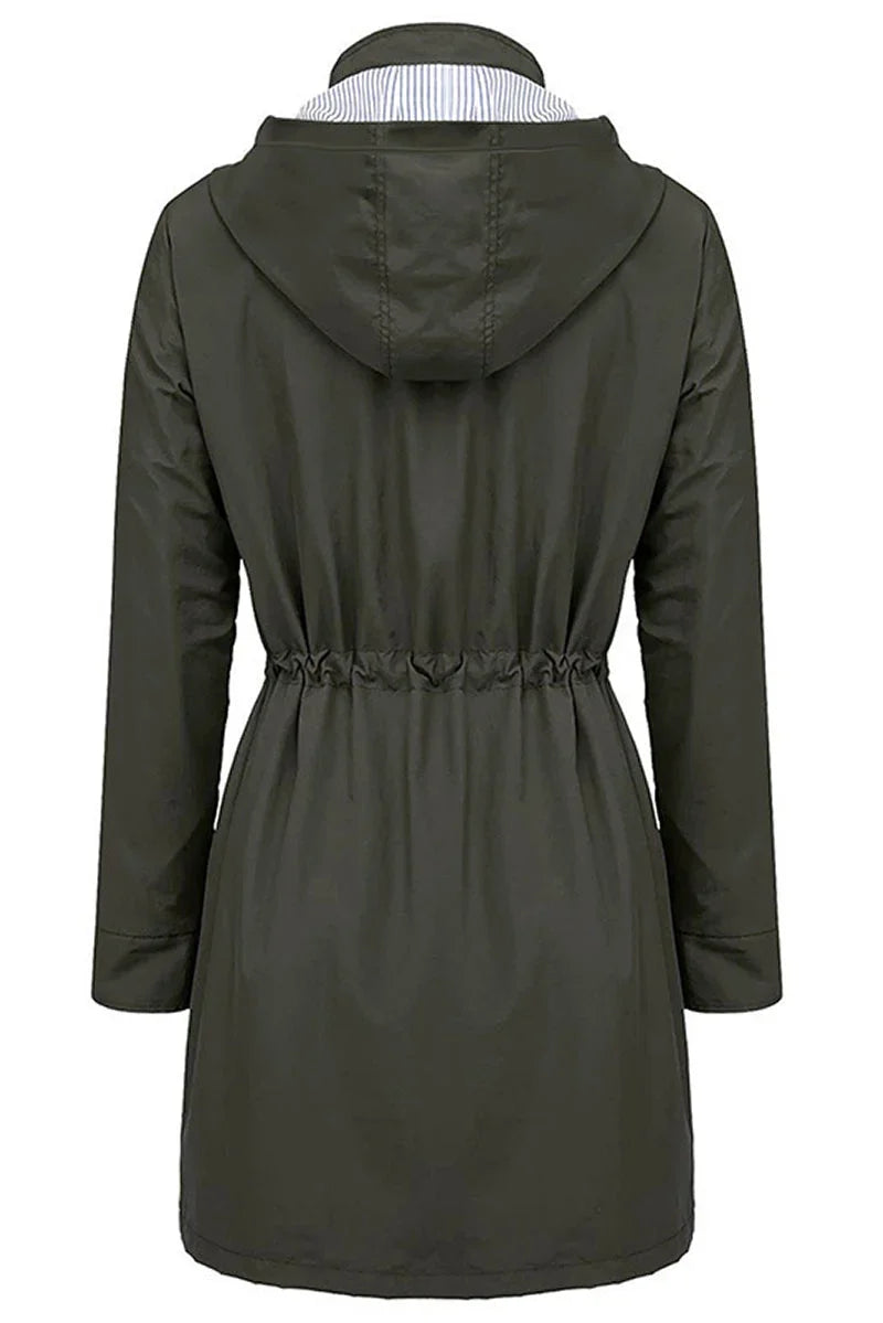 Women's Weatherproof Jacket | Hooded Raincoat Lined