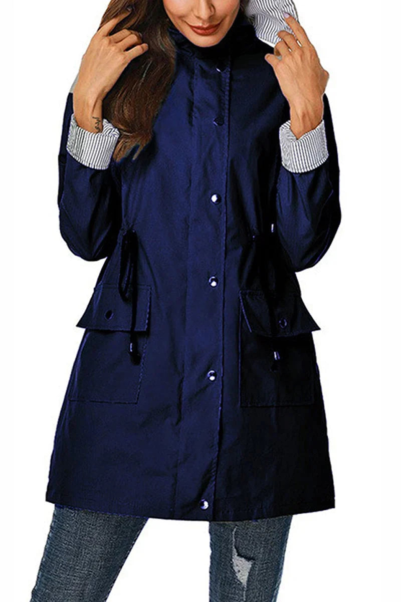 Women's Weatherproof Jacket | Hooded Raincoat Lined