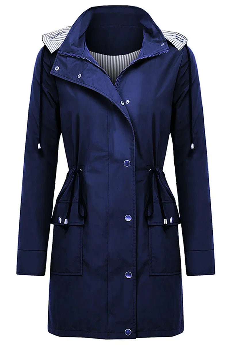 Women's Weatherproof Jacket | Hooded Raincoat Lined
